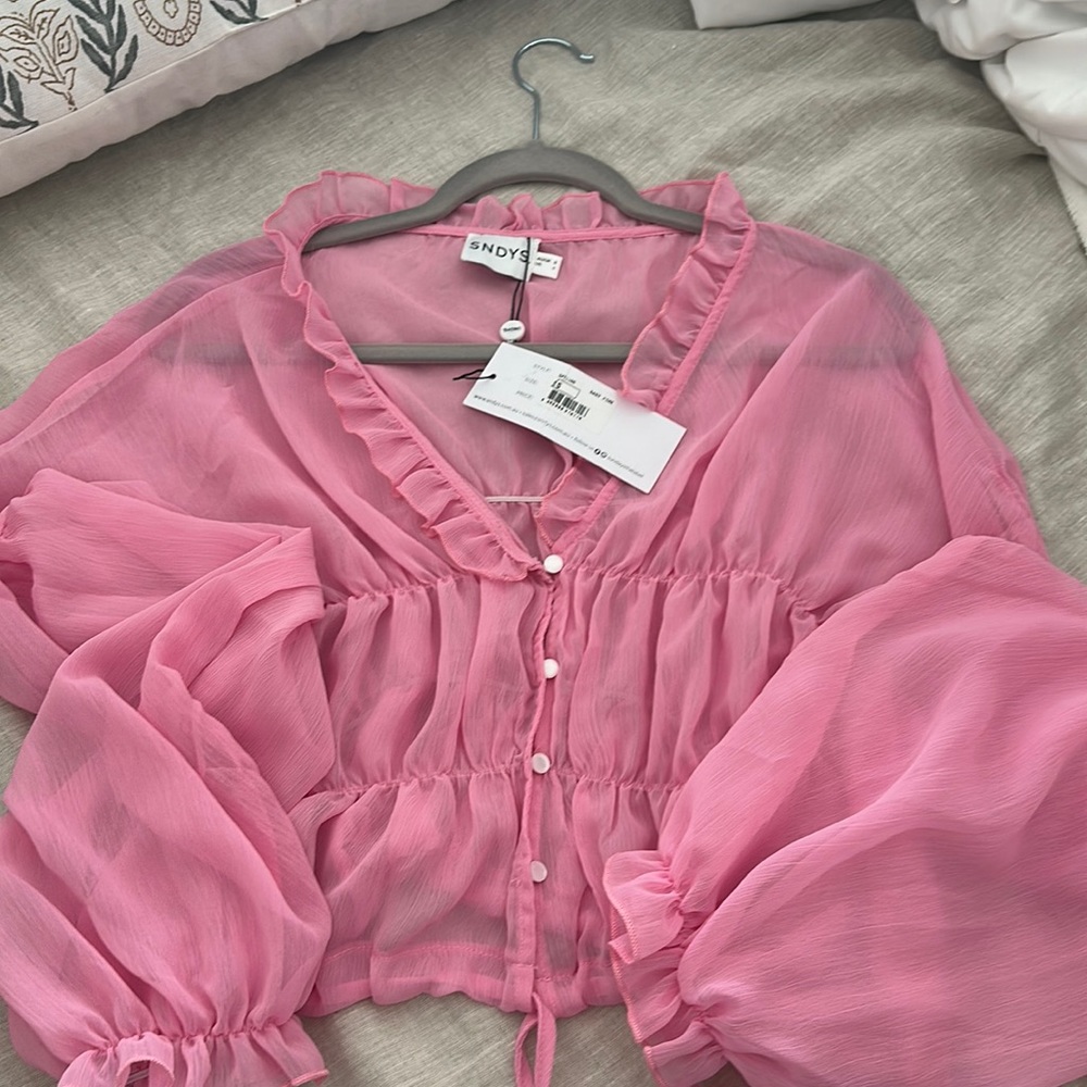 Bali Top in Baby Pink